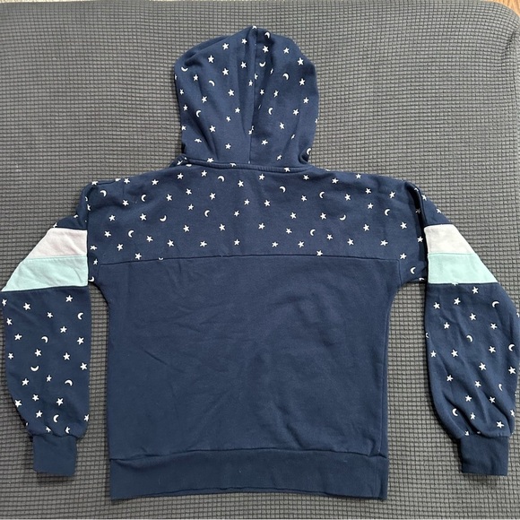LIMITED TIME $4 ITEM!! No Boundaries Navy Star Print Hoodie - Picture 3 of 3